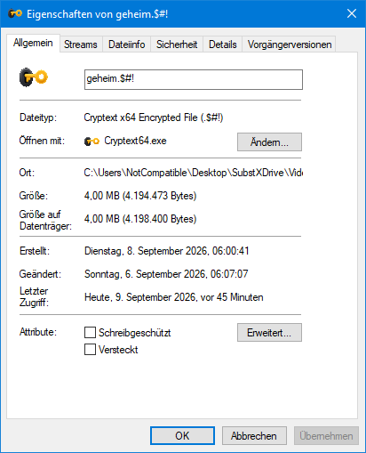 Cryptext x64 Dateiverknüpfung